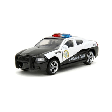 Dodge Charger Policia Civil Rio Velozes e Furiosos 1:32 - Jada