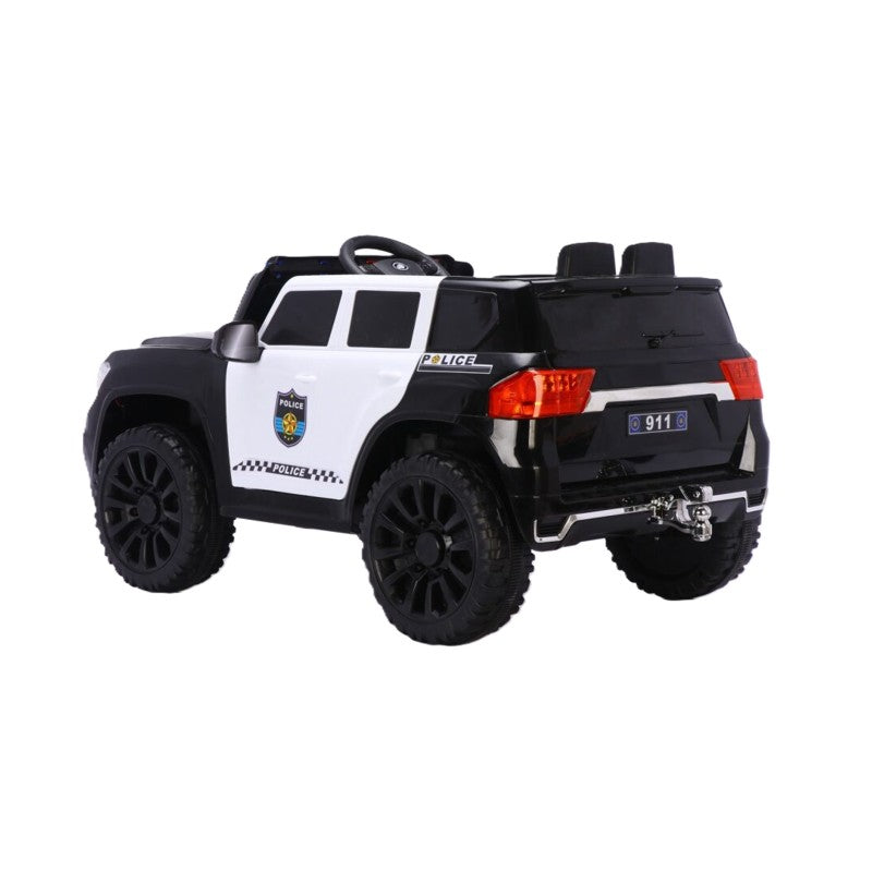 Carro Elétrico Infantil Policia com Controle Remoto 12V- Shiny Toys