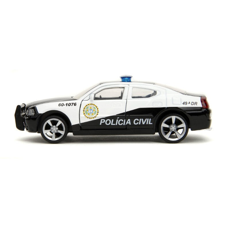 Dodge Charger Policia Civil Rio Velozes e Furiosos 1:32 - Jada