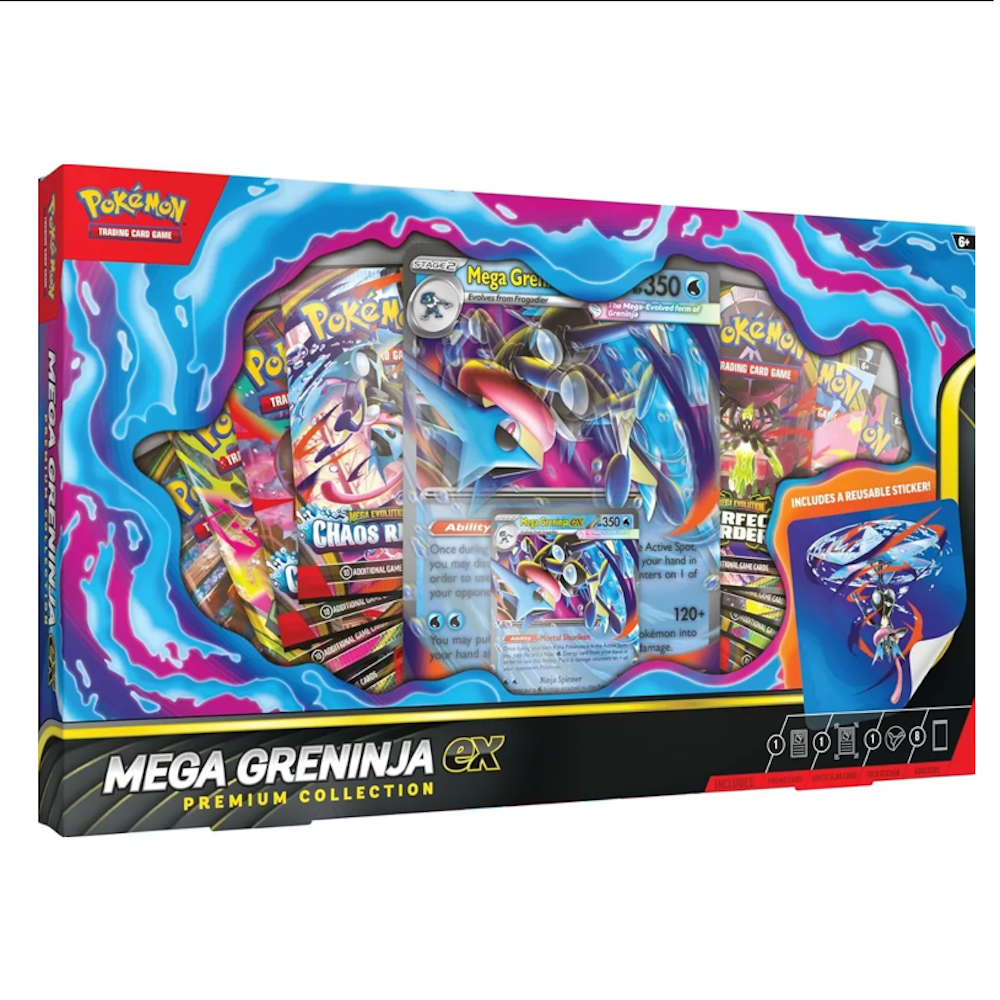 Pokémon Mega Greninja Ex Premium Collection Inglês - Galapagos