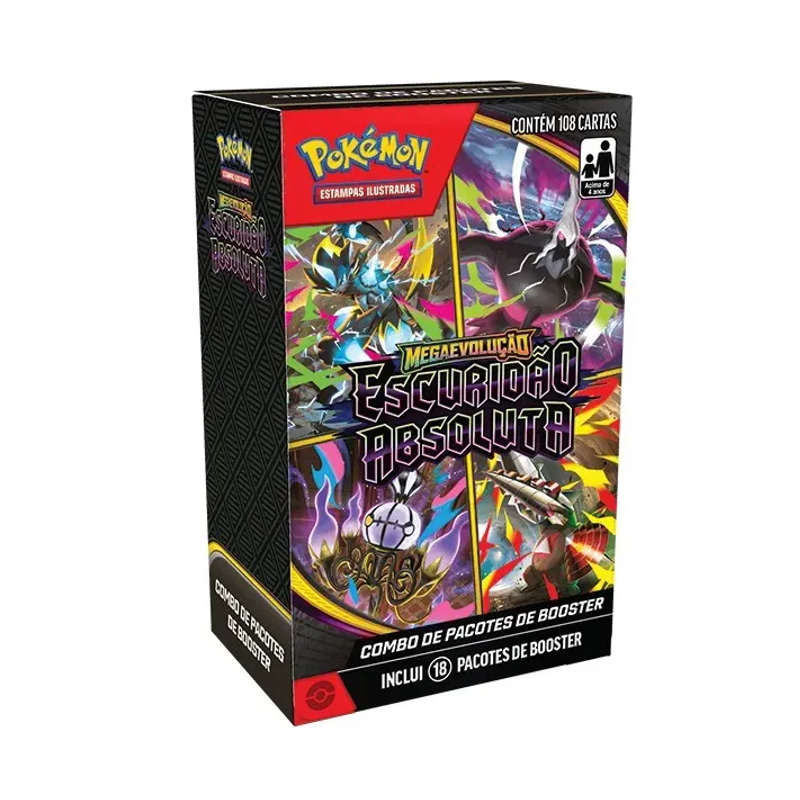 Pokémon Escuridão Absoluta Booster Bundle Português - Copag