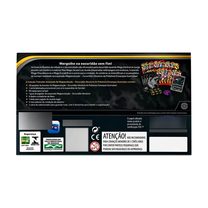 Box Pokémon Treinador Avançado Escuridão Absoluta - Copag