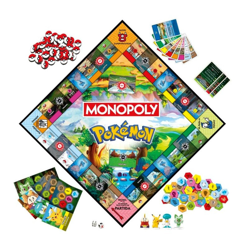 Jogo de Tabuleiro Monopoly Pokémon Edition - Hasbro