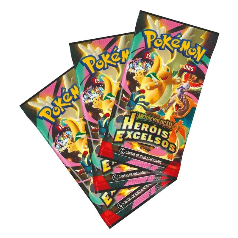 Combo de Booster Pokémon Heróis Excelsos - Copag