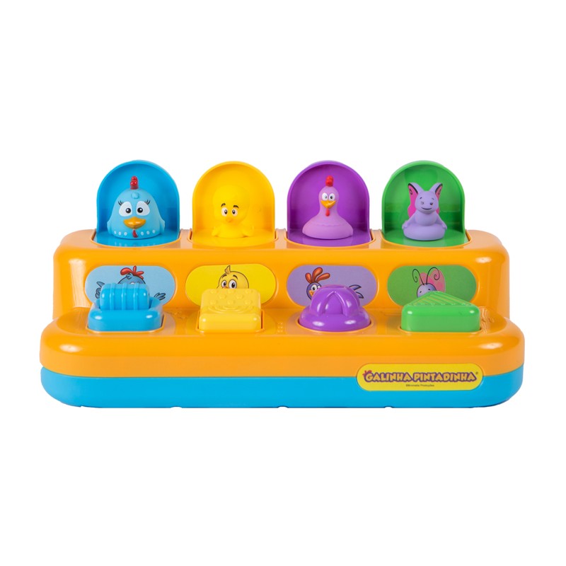 Brinquedo Galinha Pintadinha Pópó Pop Up - Yes Toys