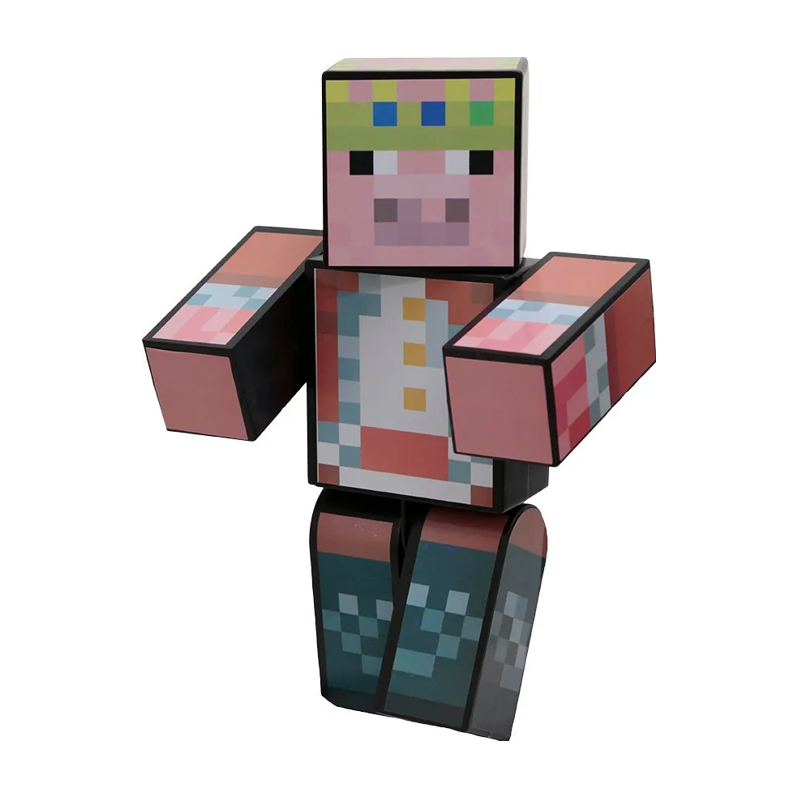 Boneco Streamers Techno Minecraft 25cm - Algazarra