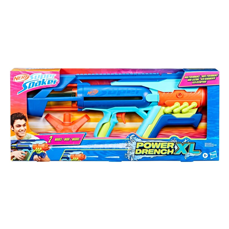 Lançador De Água Nerf Super Soaker Power Drench XL - Hasbro