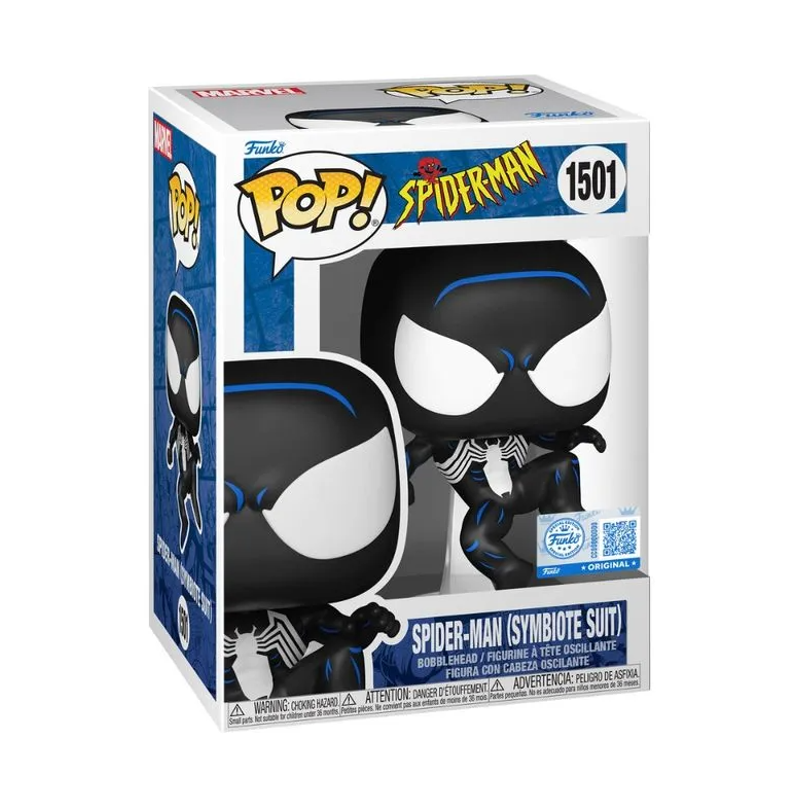 Boneco Funko Pop Marvel Homem Aranha Traje Preto - Candide