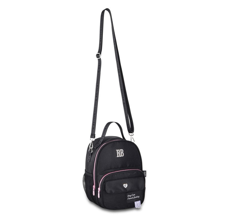 Kit Mochila de Rodinhas Rebecca Bonbon Color Pop Miçangas + Lancheira e Estojo