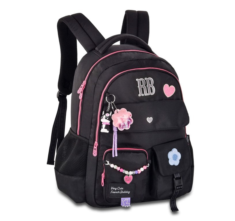 Kit Mochila Rebecca Bonbon Color Pop Miçangas + Lancheira e Estojo