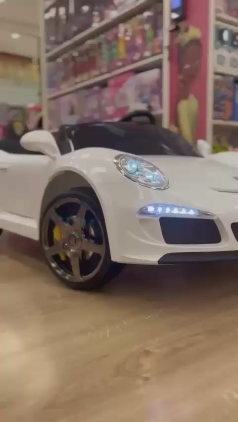 Carro Elétrico RUF- PSH Infantil Branco 24V - Zippy Toys