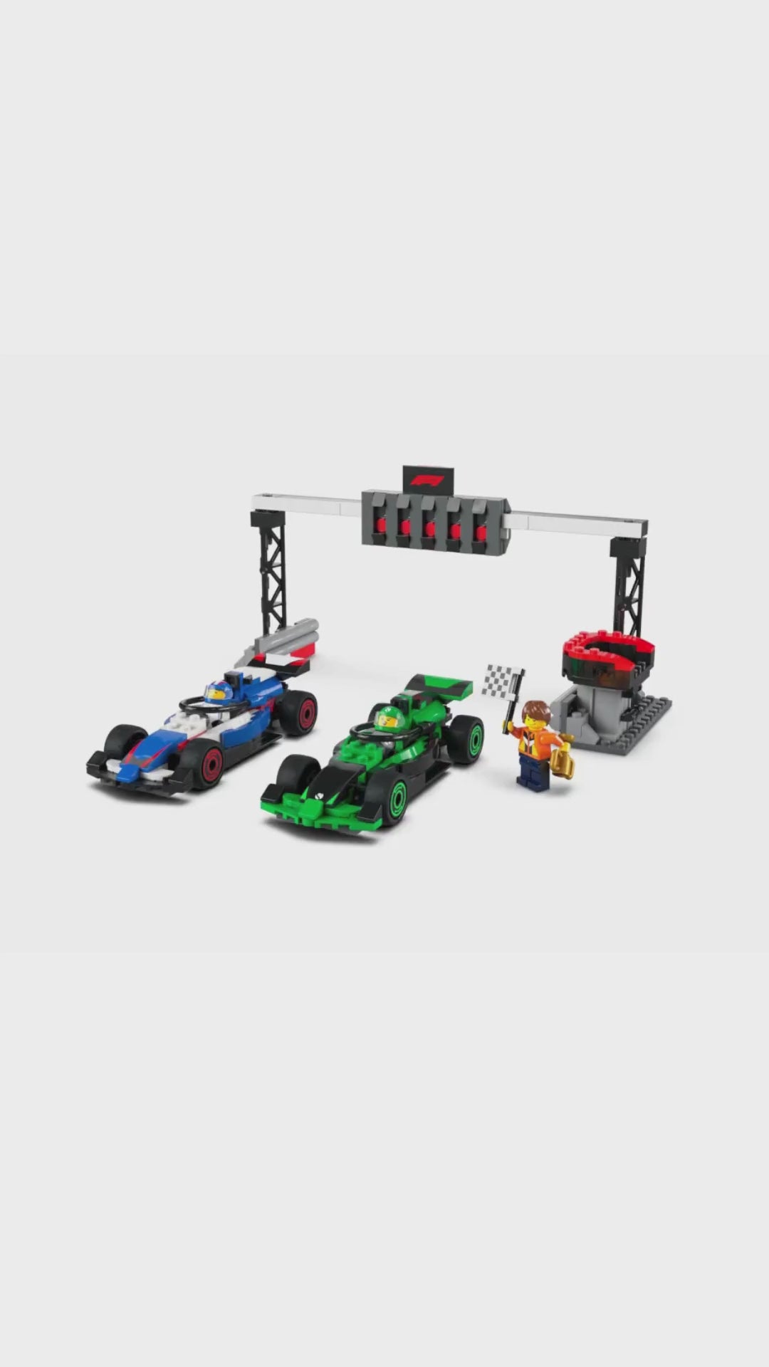 Lego City F1 Grid com carros de corrida VCARB e Sauber - 60474