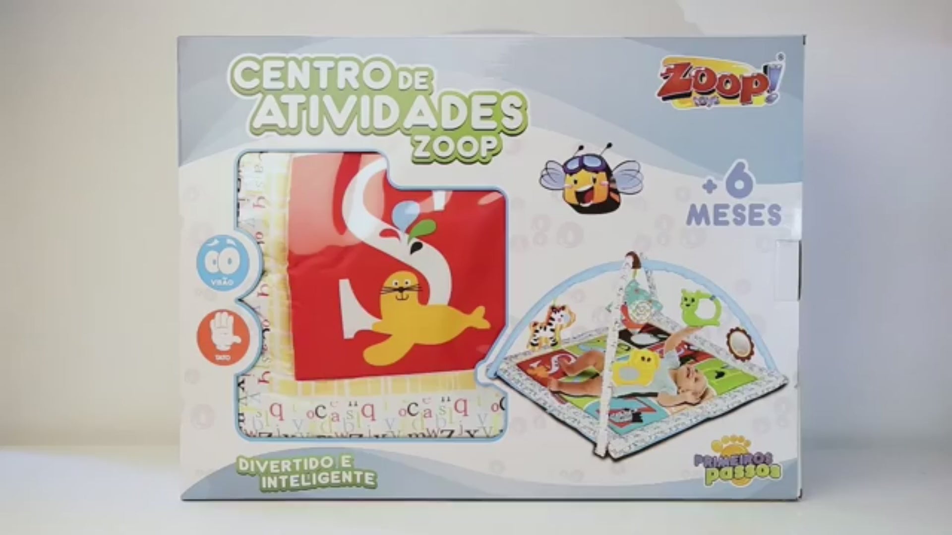 Tapete Centro de Atividades Interativo - Zoop Toys