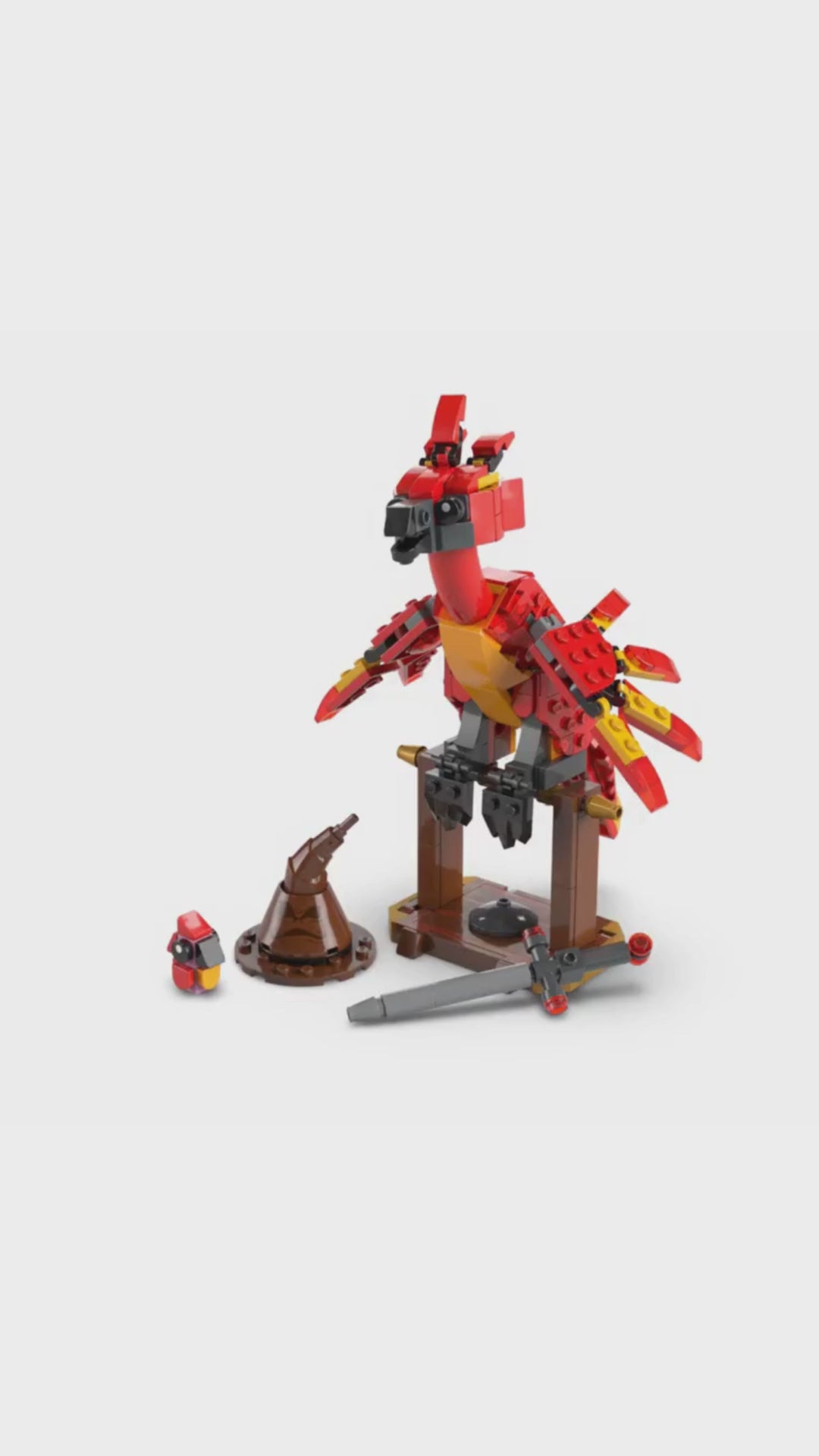 Lego Harry Potter Fawkes A Fênix de Dumbledore - 76448