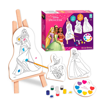 Kit de Pintura Infantil Disney Princesas - Nig