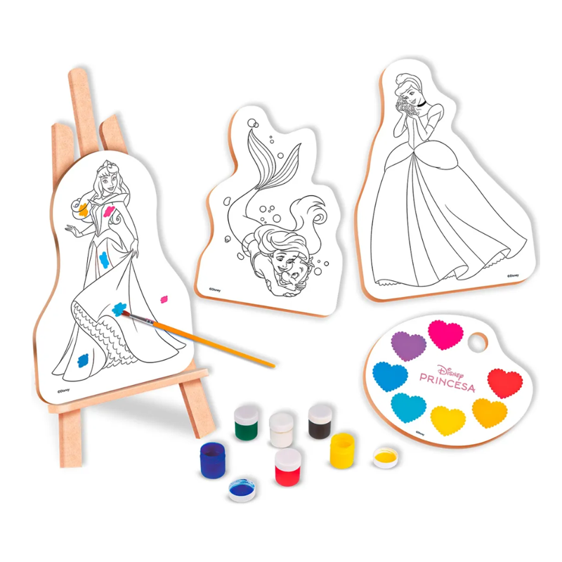 Kit de Pintura Infantil Disney Princesas - Nig