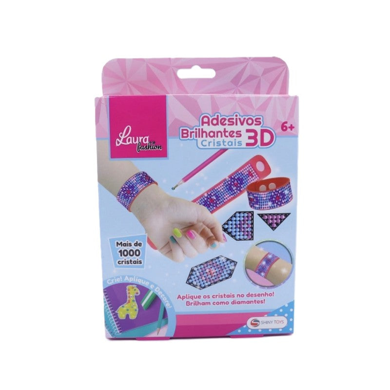 Kit Decorativo de Pulseiras e Caderno - Shiny Toys