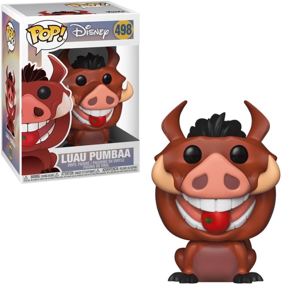 Boneco Funko Pop! Disney - O Rei Leão - Luau Pumba