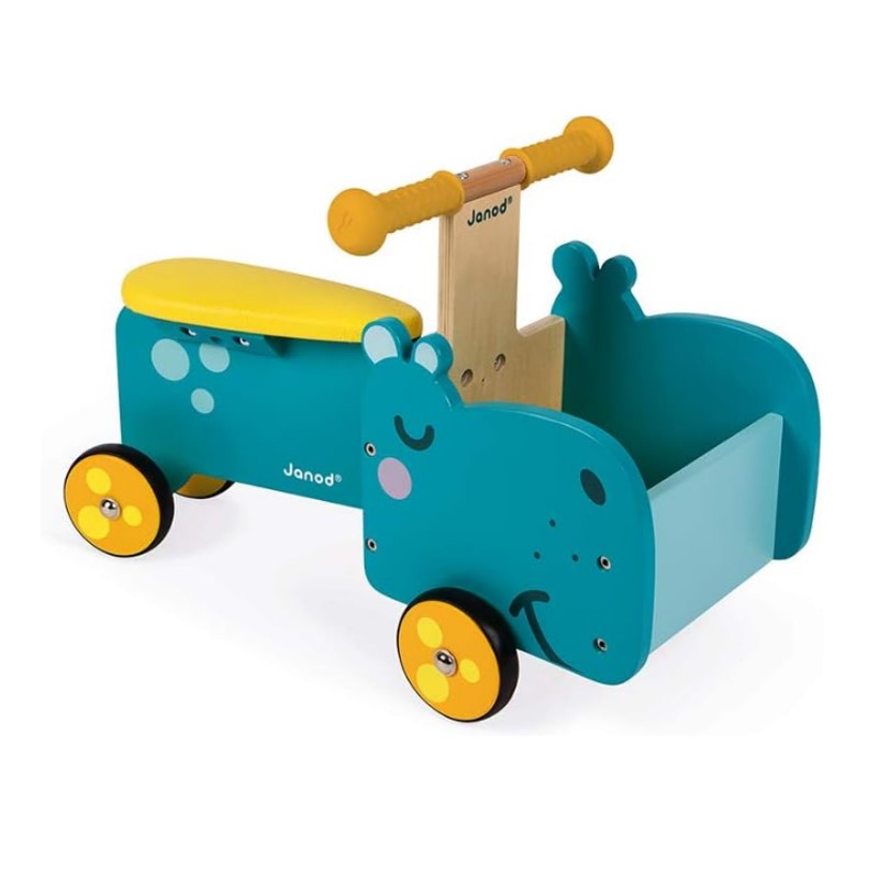 Quadriciclo Hipopótamo Com Banquinho Acolchoado - Maped