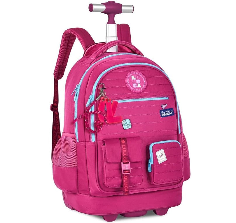 Kit Mochila de Carrinho Luluca Lancheira e Estojo LU24634