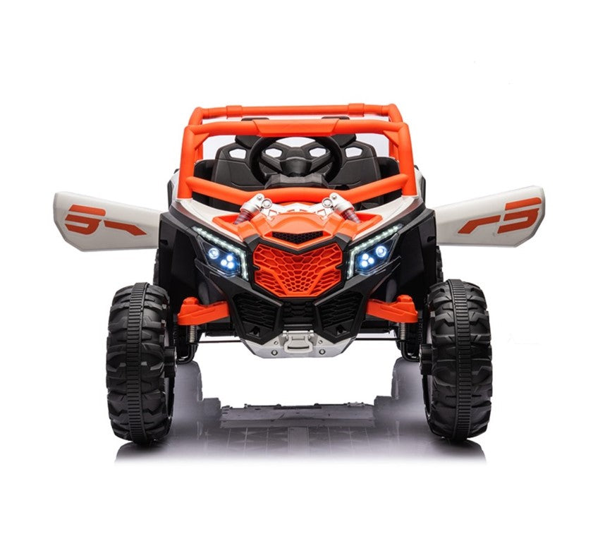 Quadriciclo UTV R3 Carro Elétrico Infantil Controle Remoto 12V Laranja