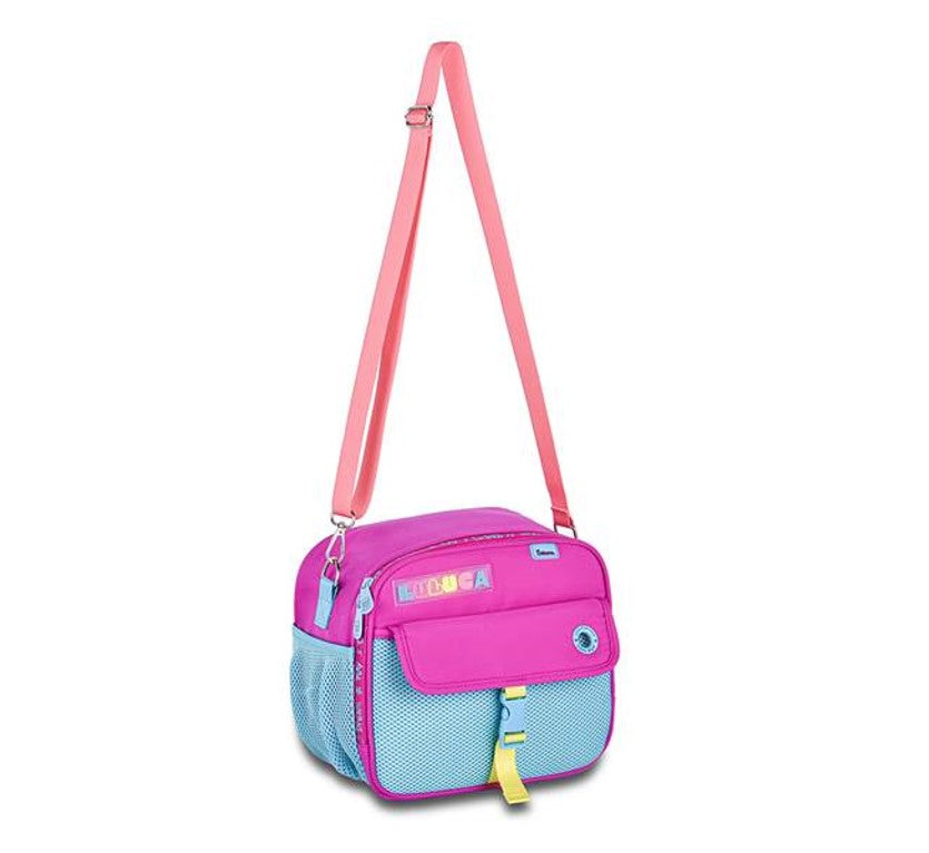 Kit Mochila de Costas Colorida Luluca com Lancheira e Estojo Clio LU24600
