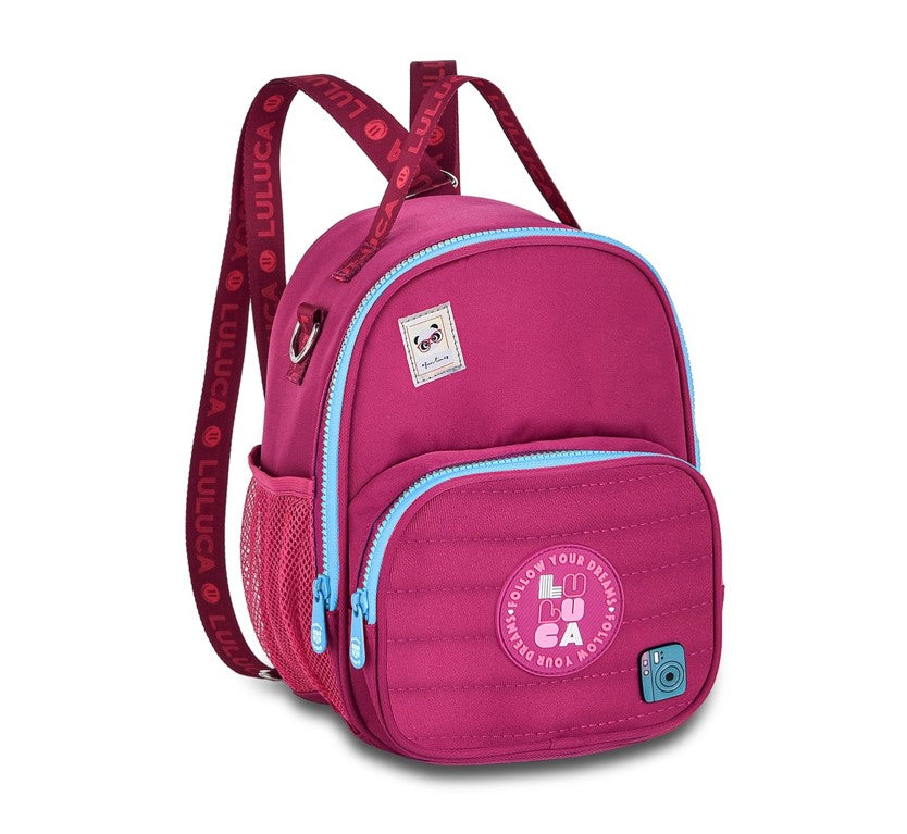 Kit Mochila de Carrinho Luluca Lancheira e Estojo LU24634