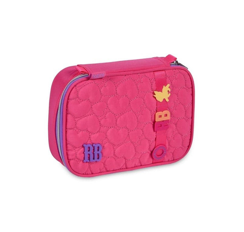 Kit Mochila de Costas Soft Rebecca Bonbon Lancheira e Estojo RB24536