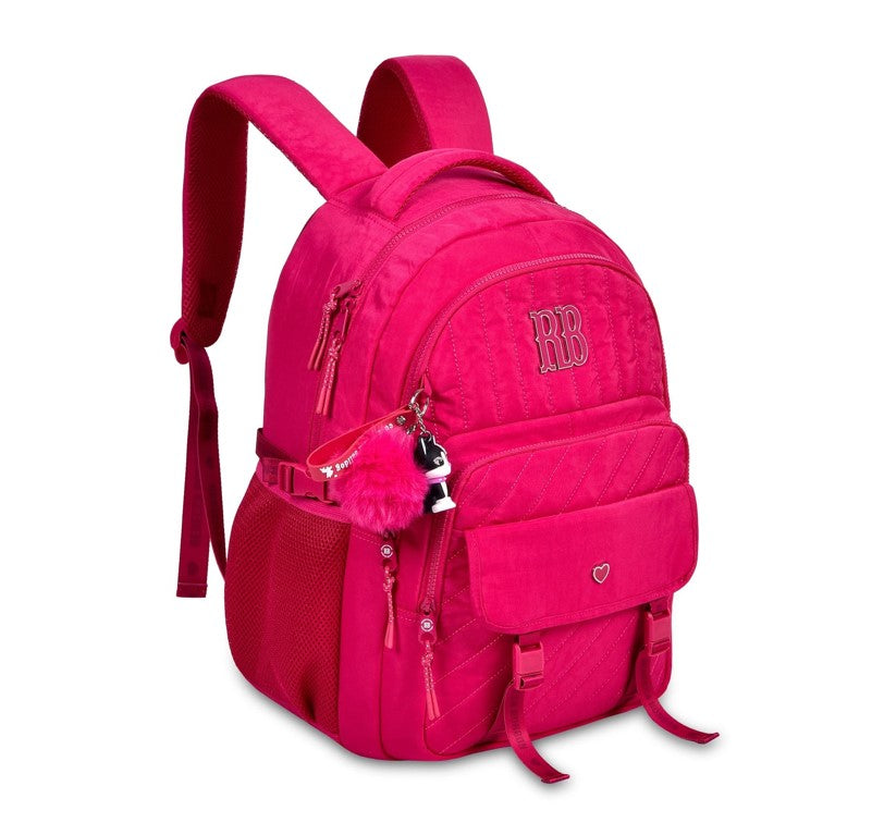 Kit Mochila de Costas Rebecca Bonbon Matelassê Lancheira e Estojo