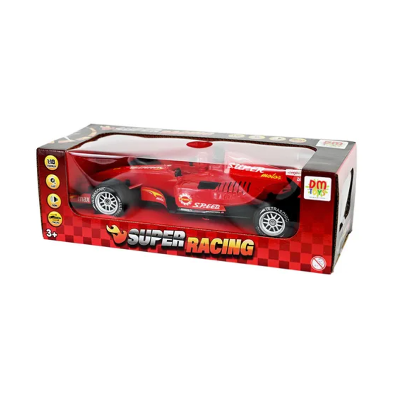 Carrinho Fórmula 1 Com Fricção Som E Luz 26cm - Dm Toys