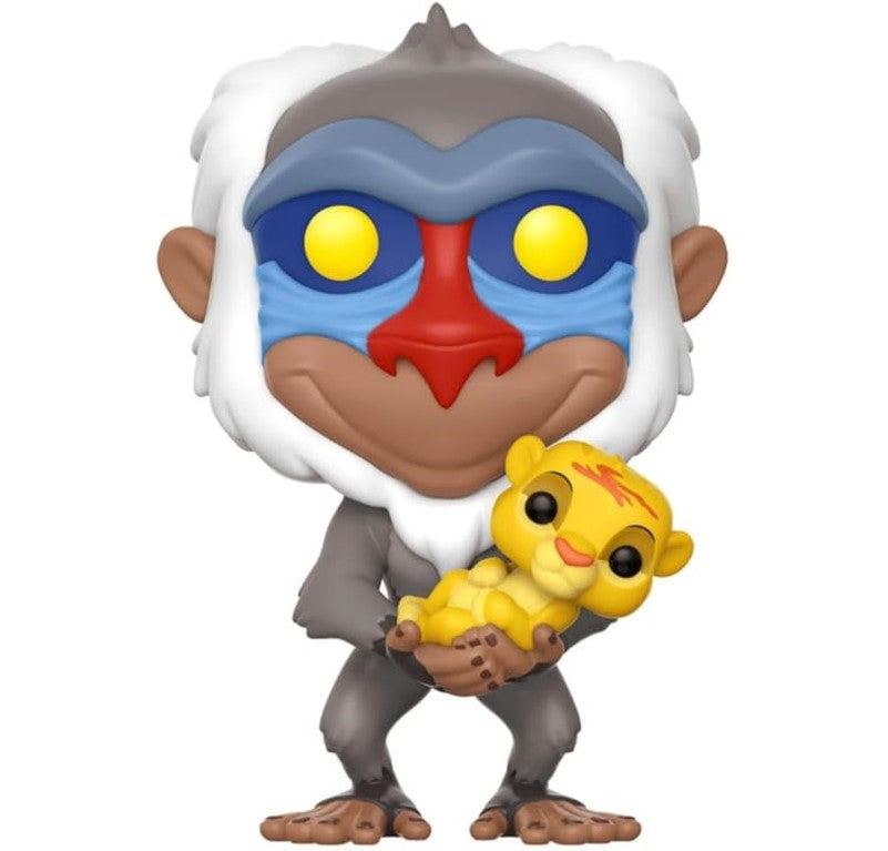 Boneco Funko Pop! Disney - O Rei Leão - Rafiki com Simba