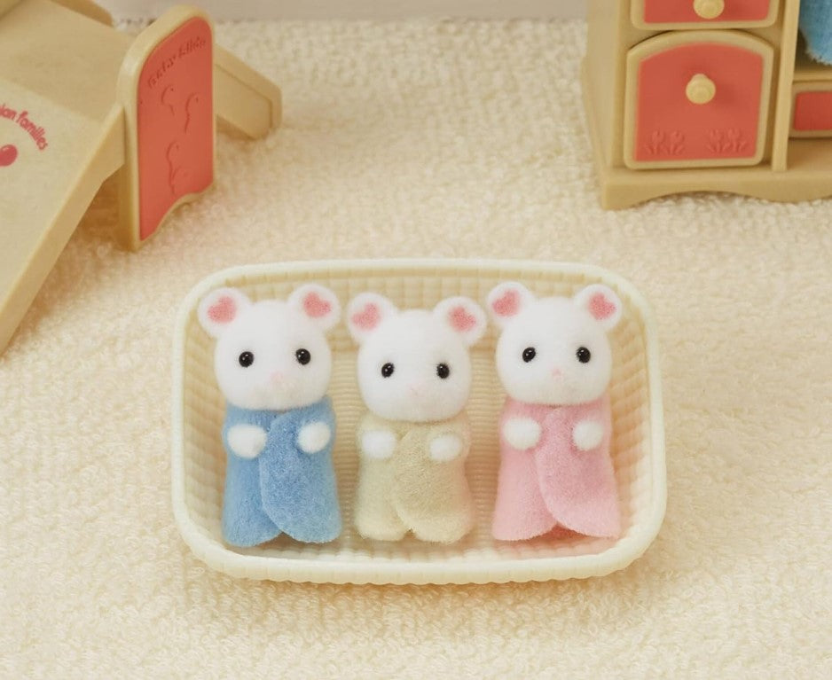 Sylvanian Families Trigêmeos Rato Marshmallow 5337 Epoch