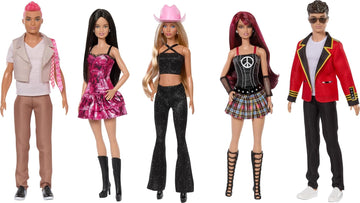 Barbie Conjunto 5 Bonecos RBD Rebelde - Mattel HXJ69