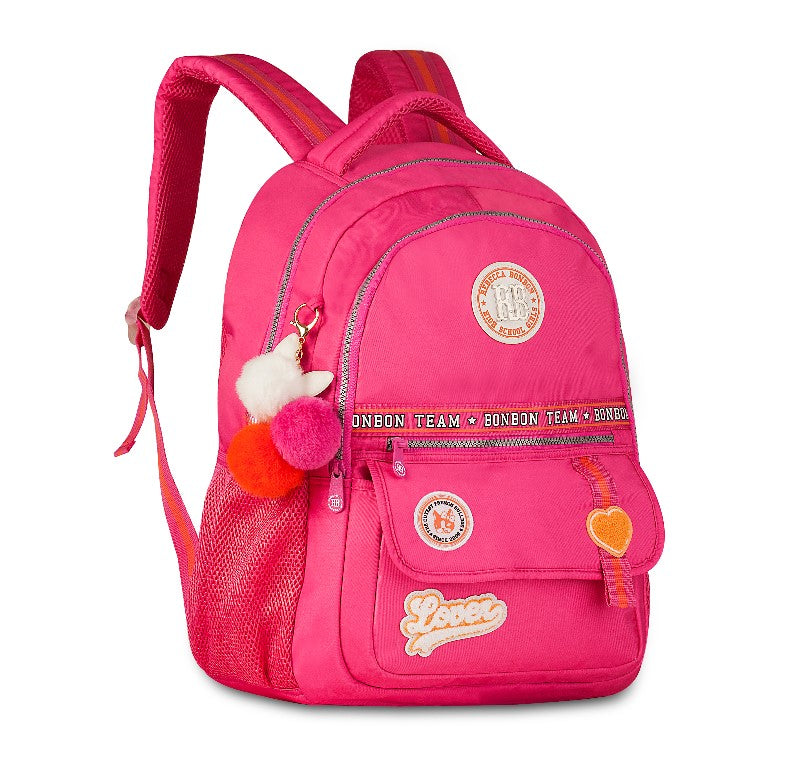 Mochila De Costas Rebecca Bonbon College Clio Style Rb24005 Cor Rosa