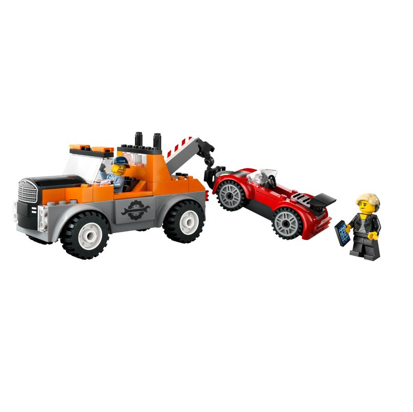 Lego City Caminhão de Reboque e Carro Esportivo - 60435