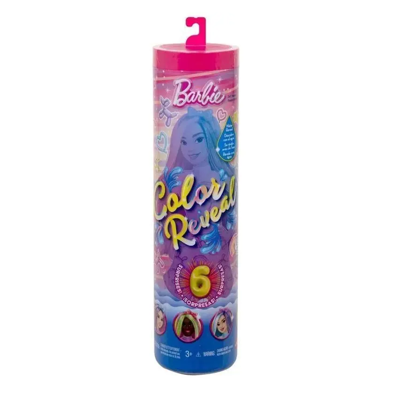 Barbie Color Reveal Surpresa Animais Com Balões - Mattel