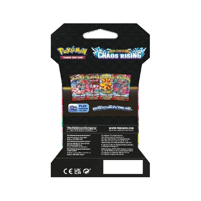 Pokémon Mega Evolution Chaos Rising Sleeved Booster - Galápagos