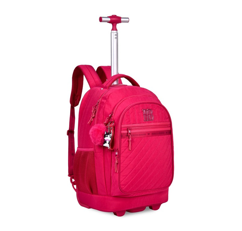 Kit Mochila Carrinho Rebecca Bonbon Lancheira + Estojo RB24519