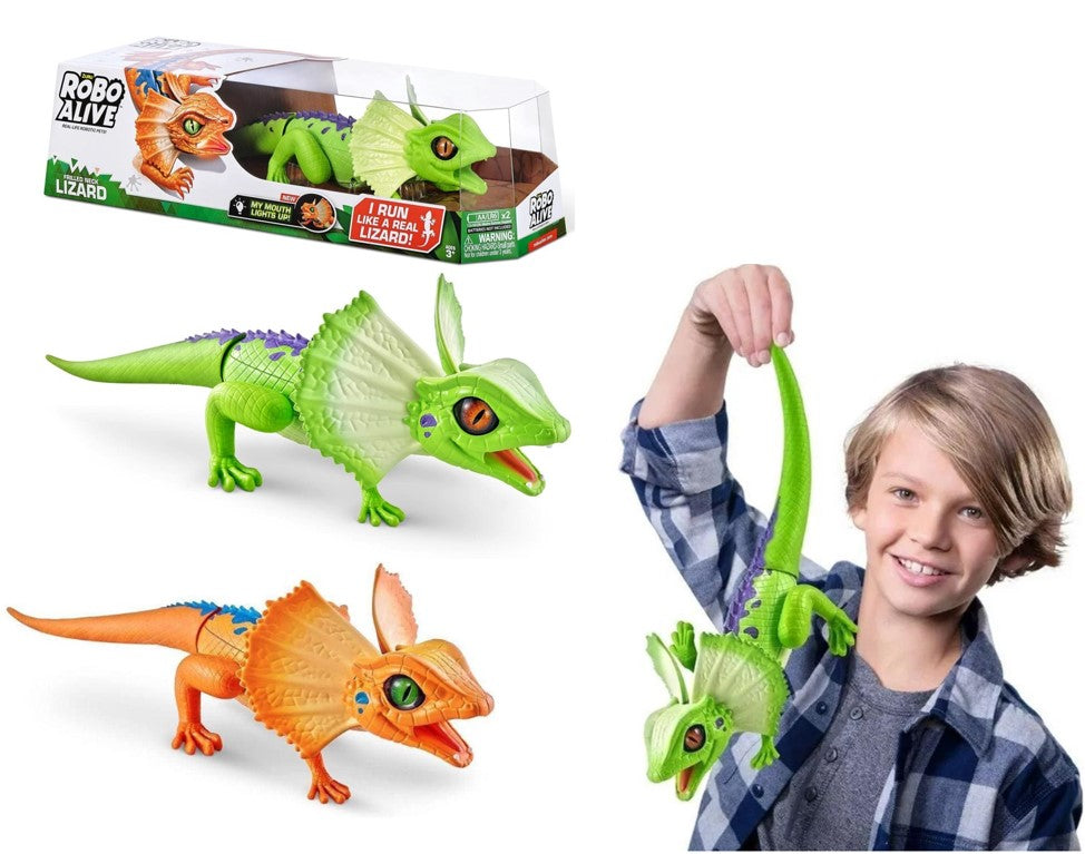 Brinquedo Robo Alive Lagarto Eletrônico 1120 - Candide