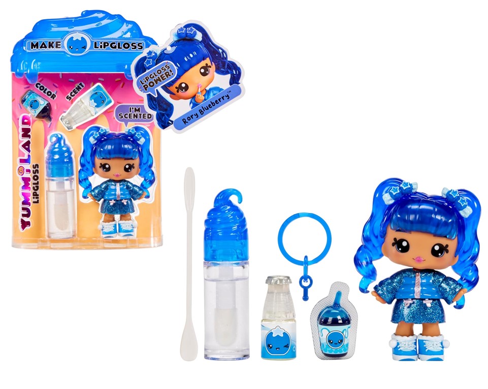 Boneca Yummiland Lipgloss Doll - Rory Blueberry