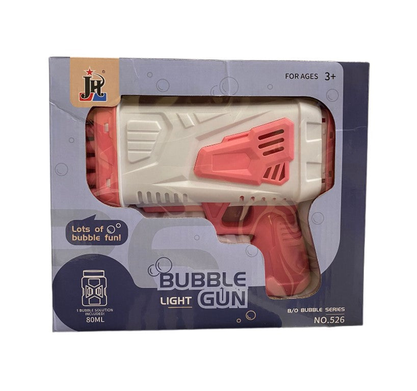 Lançador de Bolhas com Luz Bubble Gun Rosa