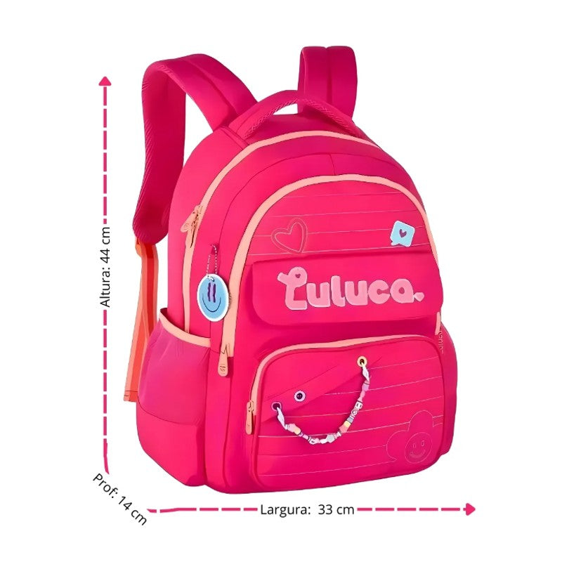 Mochila de Costas Luluca Escolar LU24610 - Clio