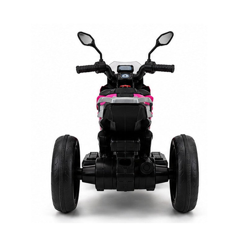 Moto Elétrica Rosa Três Rodas 6V com Luz e Som - Brink Center