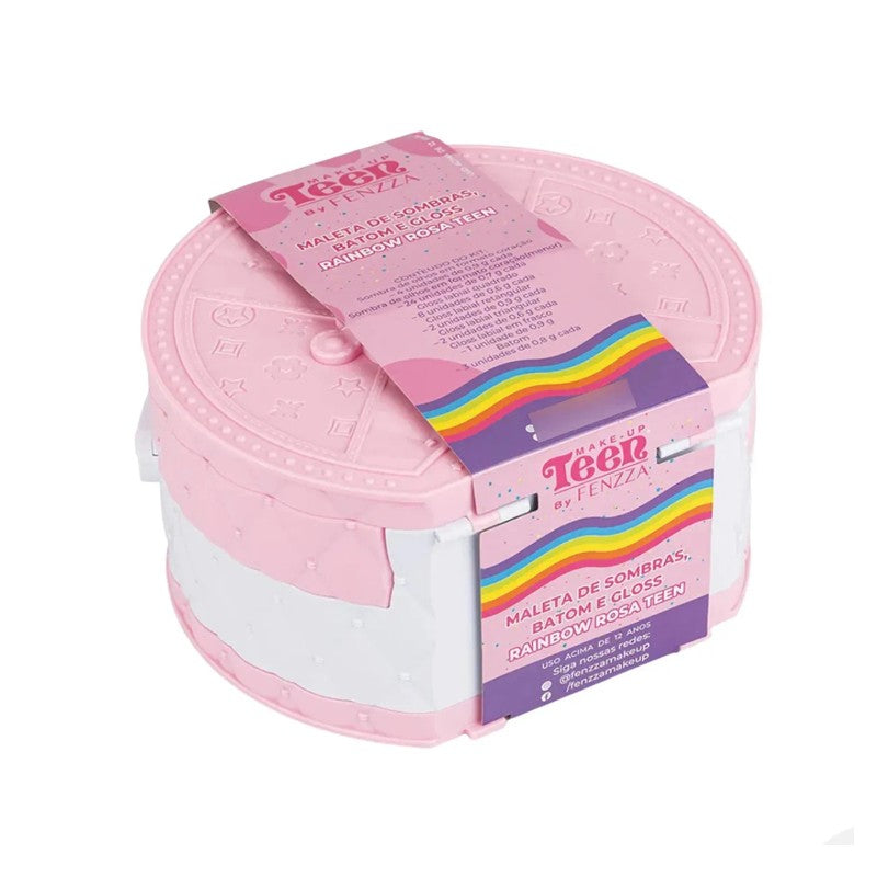 Maleta Maquiagem Infantil Rainbow Make-up Teen - Fenzza