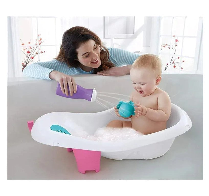 Fisher Price Baby Banheira Deluxe 4 em 1 Rosa - Mattel