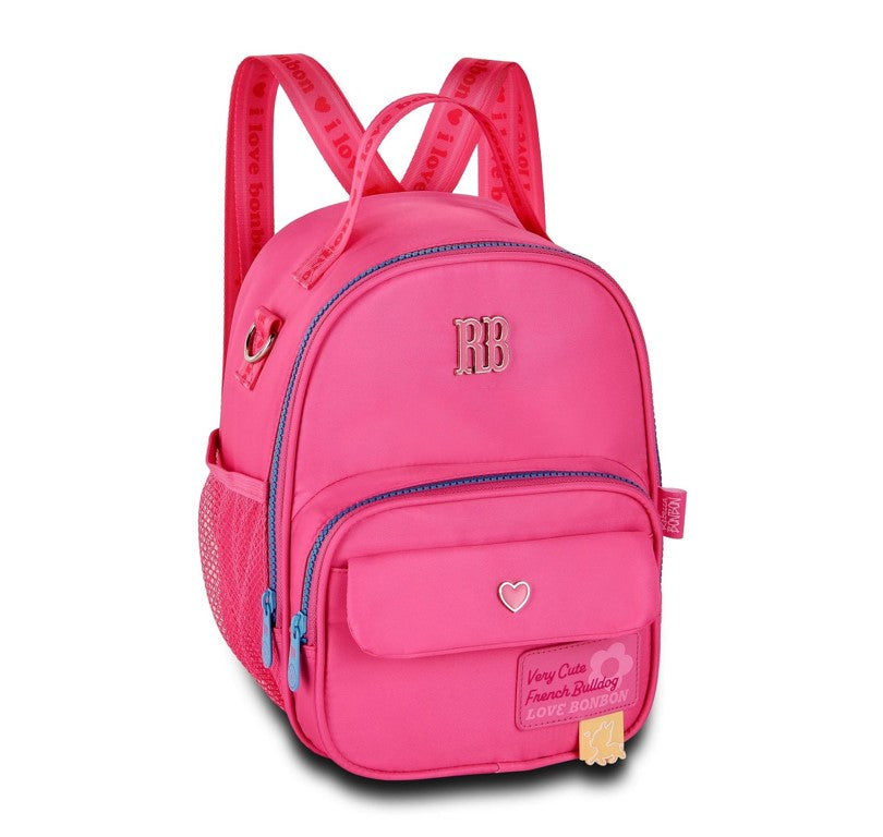 Kit Mochila de Rodinhas Rebecca Bonbon Color Pop Miçangas + Lancheira e Estojo