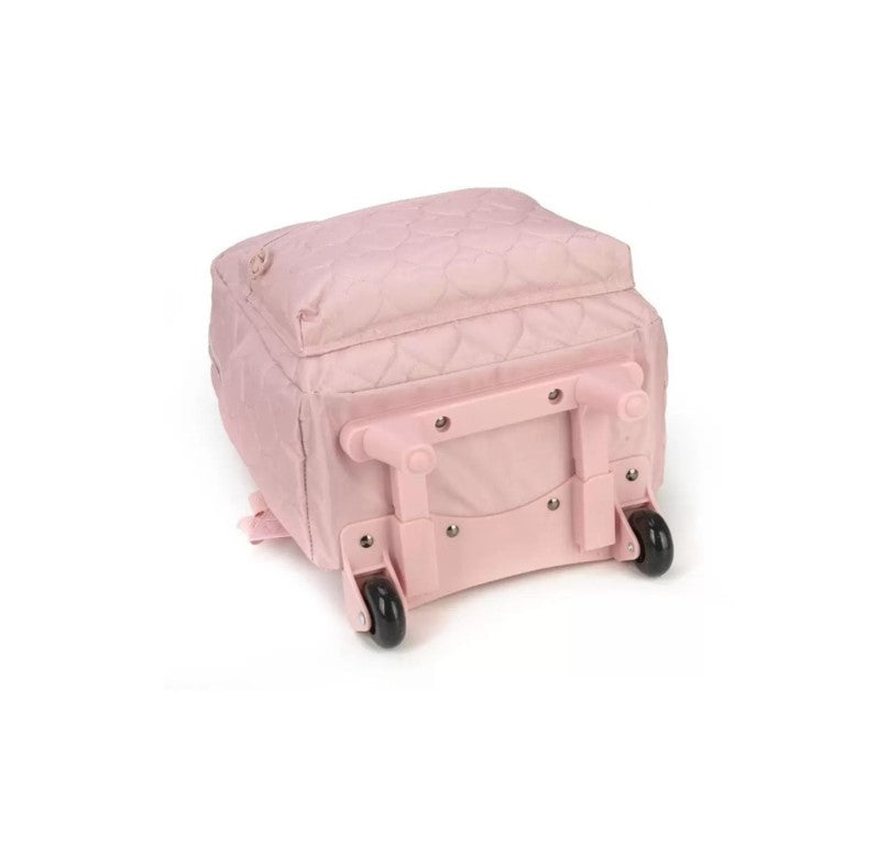 Mochila de Rodinhas Barbie Estrela Rose Luxcel