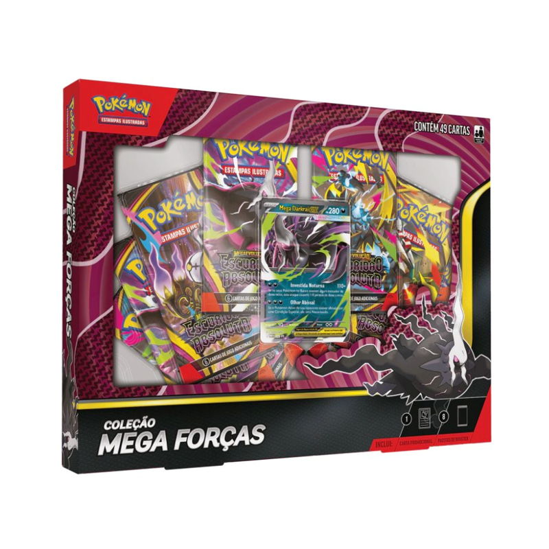 Pokémon Box de Coleção Mega Forças - Copag