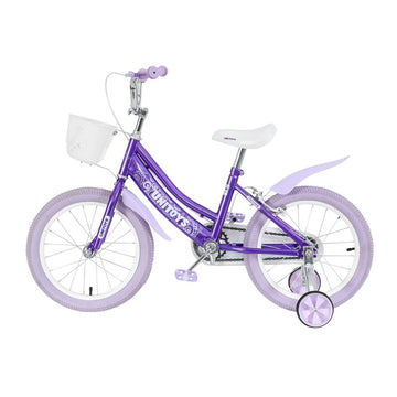 Bicicleta Infantil Aro 16 Com Glitter Lilás - Unitoys