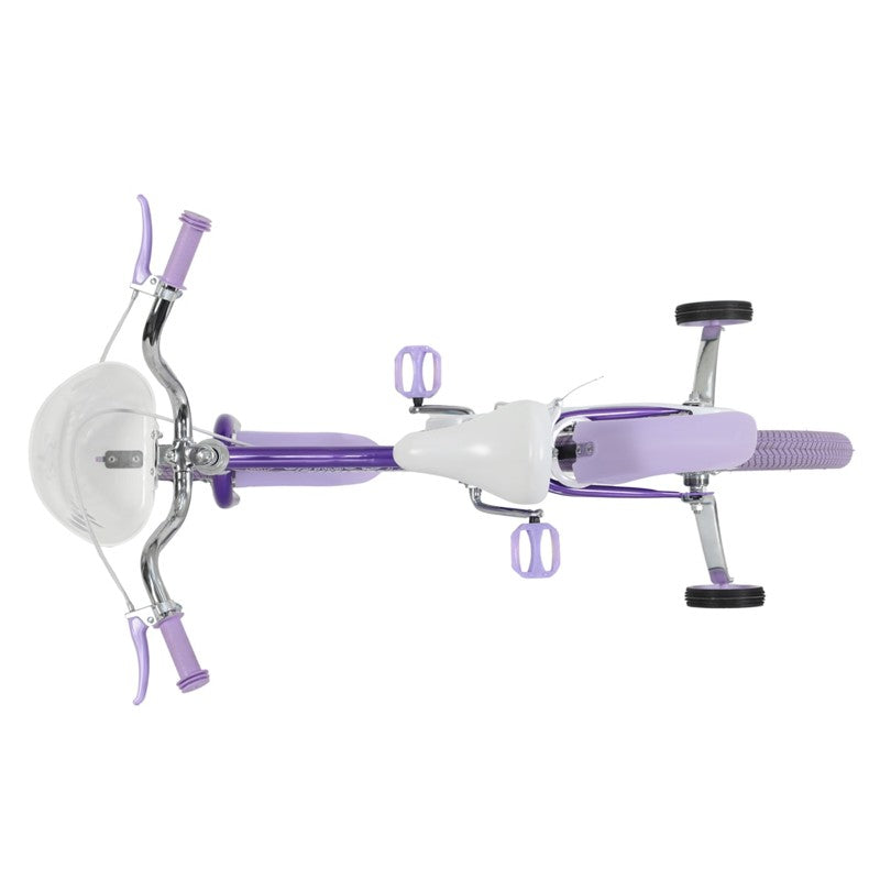 Bicicleta Infantil Aro 16 Com Glitter Lilás - Unitoys